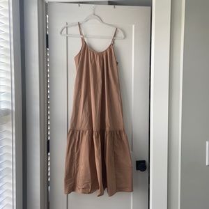 Taupe maxi dress